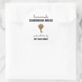 Grand Sticker Étiquette de pain fait maison de 3 p (Sac)