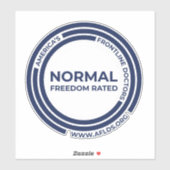 Grand Sticker NORMAL pour les entreprises AFLDS (Feuille)