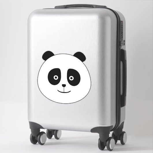 Grand Sticker Panda (Sur valise)