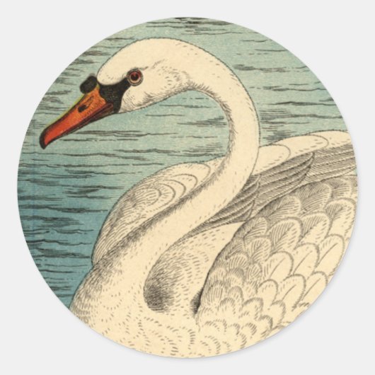Grand Stickers Cygne (Devant)