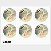 Grand Stickers Cygne (Feuille)
