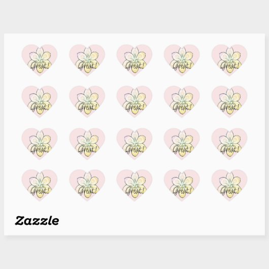 Grand Stickers Flower (Feuille)