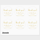 Grand Stickers Mariage Blanc Golden Great Gatsby (Feuille)