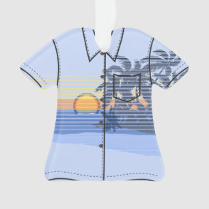 Grand Sunset Stripe Hawaiian Surfers Aloha Shirt