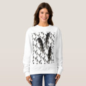 Grand Sweatshirt de plumes de pic-bois (Devant entier)