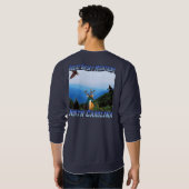 Grand sweatshirt fumeux d'adulte de Mtns la (Dos entier)
