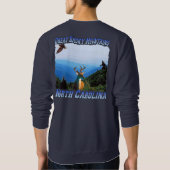 Grand sweatshirt fumeux d'adulte de Mtns la (Dos)