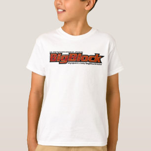 Grand T-shirt de bloc, tailles d'enfants