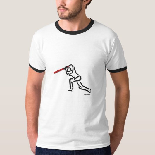 Grand T-shirt de cricket d'entraînement (Devant)
