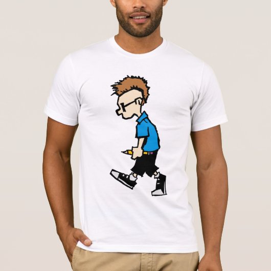 Grand T-shirt de logo de GeekPunk (Devant)