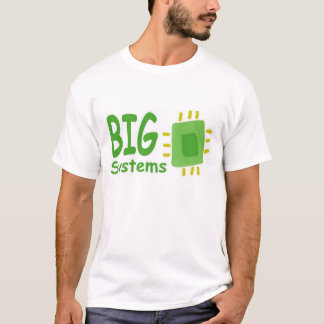 GRAND T-shirt de logo de systèmes