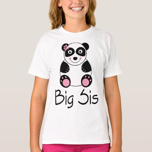 Grand T-shirt de panda de SIS (Devant)