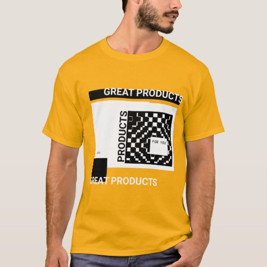 grand T-shirt de produits (Devant)