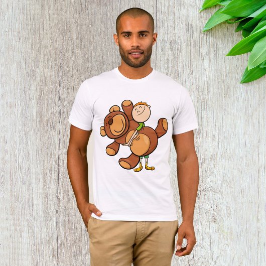 Grand T-Shirt Mens À Ours En Teddy Croustillant