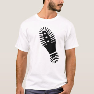 Grand) T-shirt noir de Bootprint (