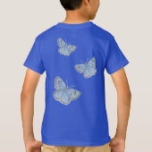 Grand T-shirt Papillon Bleu (Dos)