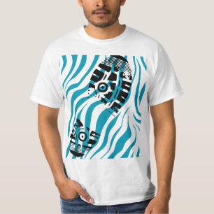 GRAND T-shirt tendance pieds pour les gens intelli
