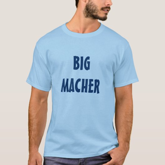 GRAND T-SHIRT YIDDISH DE MACHER (Devant)