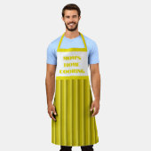 Grand tablier de Cuisine à domicile de maman rayé  (Porté)