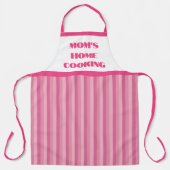 Grand tablier de Cuisine à domicile de maman rose (Recto)