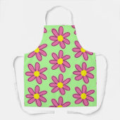 Grand tablier de fleurs roses (Recto)