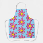 Grand tablier de fleurs roses (Recto)