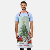 Grand tablier de Noël Gnome (Porté)