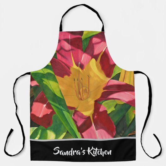 Grand tablier d'impression Tiger Lily (Recto)