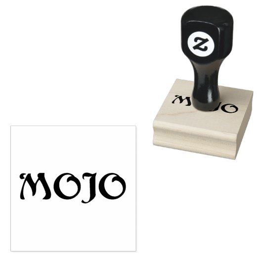 Grand tampon en caoutchouc Mojo (Tamponné)