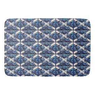 Grand tapis de bain avec chardons écossais