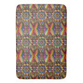 Grand tapis de bain avec couleurs LGBTQ (devant Vertical)