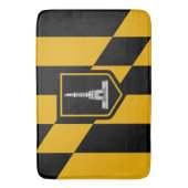 Grand tapis de bain avec drapeau Baltimore (devant Vertical)
