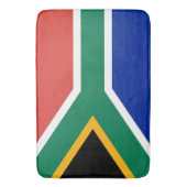 Grand tapis de bain avec drapeau d'Afrique du Sud (devant Vertical)