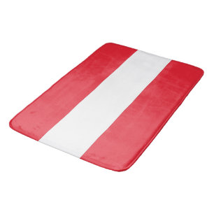 Grand tapis de bain avec drapeau d'Autriche