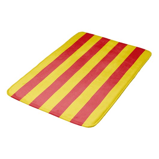 Grand tapis de bain avec drapeau de Catalogne (Angle)