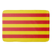 Grand tapis de bain avec drapeau de Catalogne (Devant)