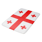 Grand tapis de bain avec drapeau de Géorgie (Angle)