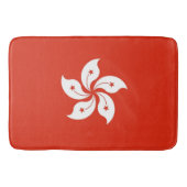 Grand tapis de bain avec drapeau de Hong Kong (Devant)