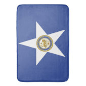 Grand tapis de bain avec drapeau de Houston (devant Vertical)