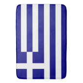 Grand tapis de bain avec drapeau de la Grèce (devant Vertical)