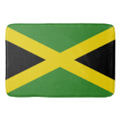 Grand tapis de bain avec drapeau de la Jamaïque (Devant)