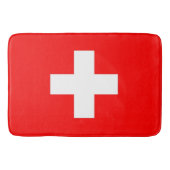 Grand tapis de bain avec drapeau de la Suisse (Devant)