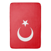 Grand tapis de bain avec drapeau de la Turquie (devant Vertical)