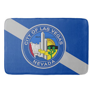 Grand tapis de bain avec drapeau de Las Vegas