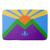 Grand tapis de bain avec drapeau de Manitou Spring (Devant)