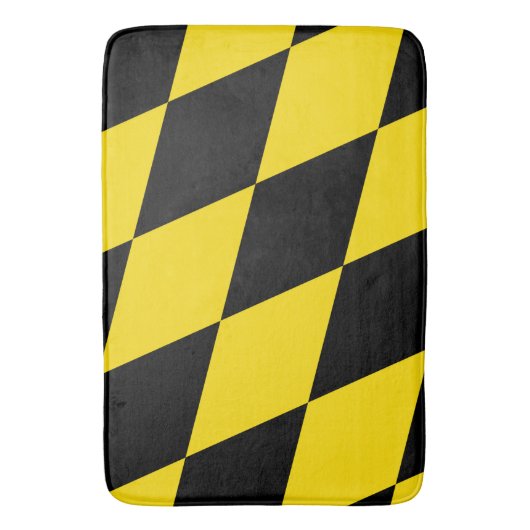 Grand tapis de bain avec drapeau de Munich (devant Vertical)