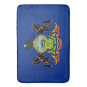 Grand tapis de bain avec drapeau de Pennsylvanie, (devant Vertical)