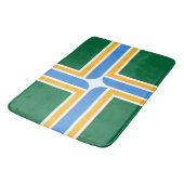 Grand tapis de bain avec drapeau de Portland (Angle)