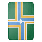Grand tapis de bain avec drapeau de Portland (devant Vertical)