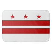 Grand tapis de bain avec drapeau de Washington DC, (Devant)